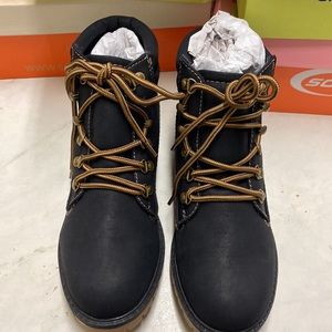 Black booties size 7